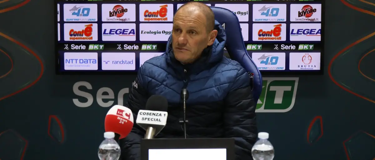 Bisoli: «Cosenza, emergenza totale. Ma niente scuse: dobbiamo vincere»