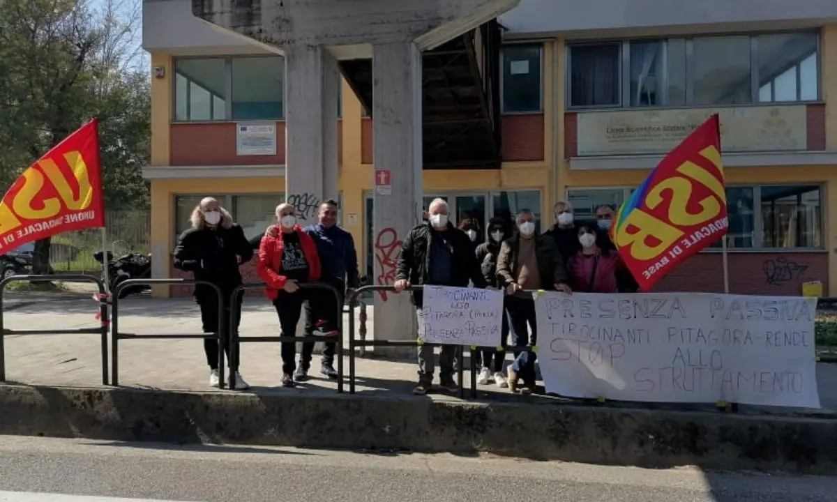 Mobilitazione dei tirocinanti calabresi, l'Usb: «Stabilizzare circa 4.400 persone» (FOTO)