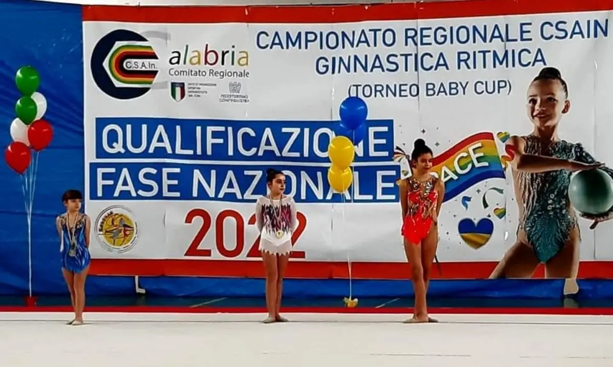 Ginnastica artistica e ritmica, 300 atleti calabresi in pista per le qualificazioni nazionali