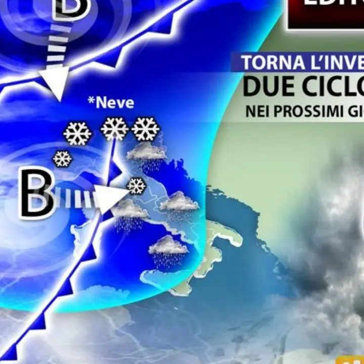 Meteo, drastico calo delle temperature: torna l'inverno