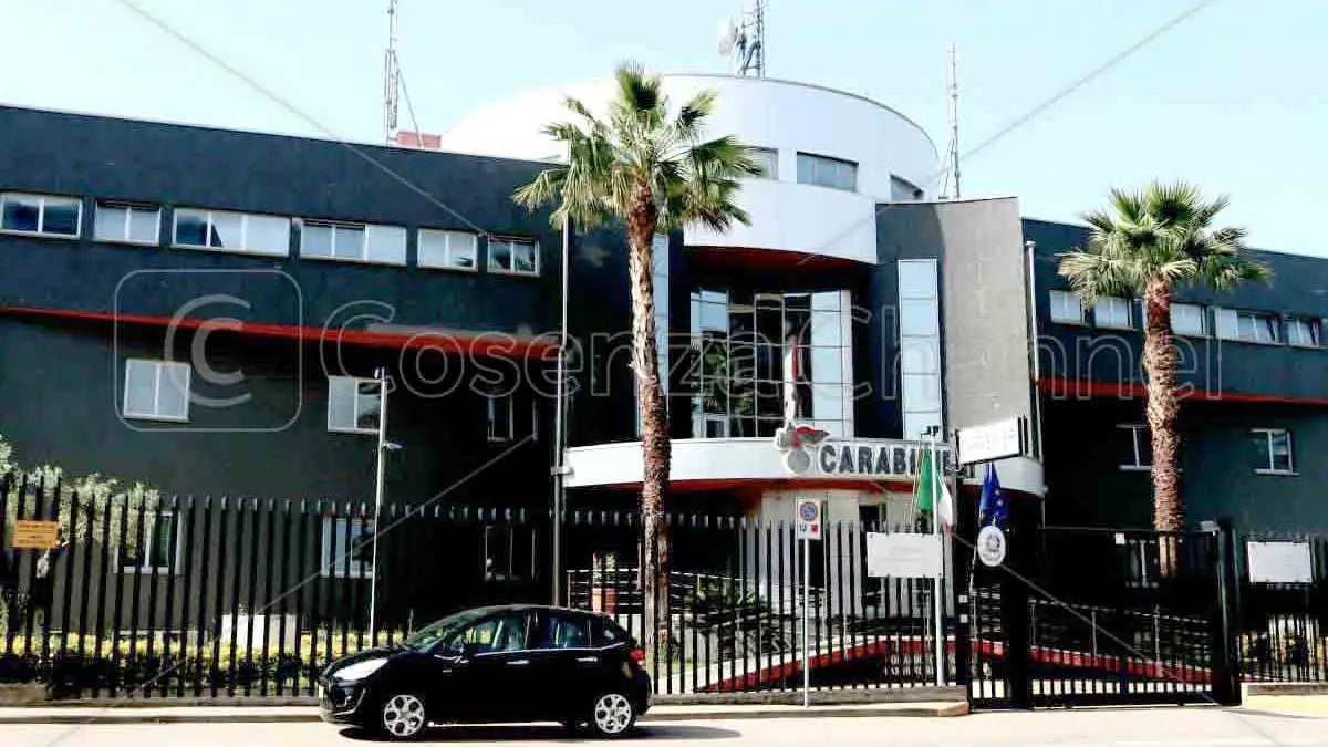 Il Comando Compagnia dei carabinieri di Rende