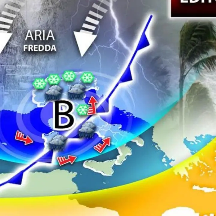 Meteo, in Italia weekend di maltempo con freddo, pioggia e neve