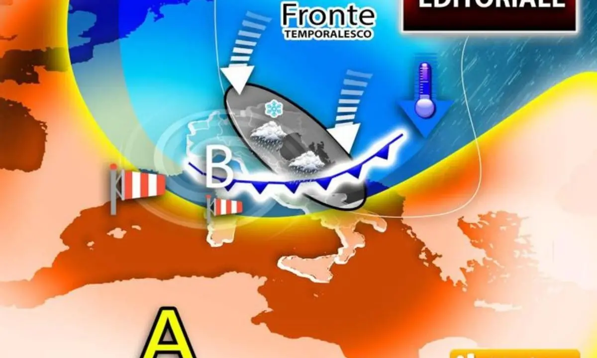 Meteo, weekend insidiato da freddo e veloci temporali