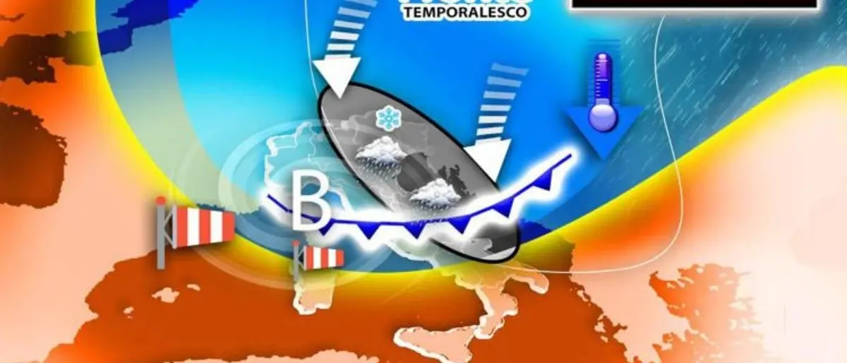 Meteo, weekend insidiato da freddo e veloci temporali