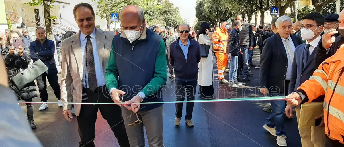 Riapertura di via Roma, Covelli: «Girare e muoversi per Cosenza ora sarà un piacere»