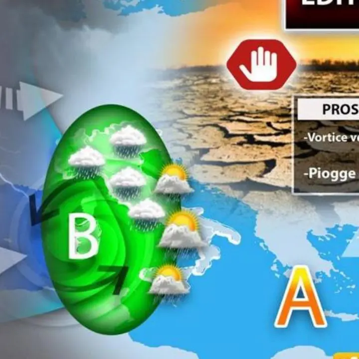 Meteo, in Italia è in arrivo un vortice ciclonico che porterà delle piogge