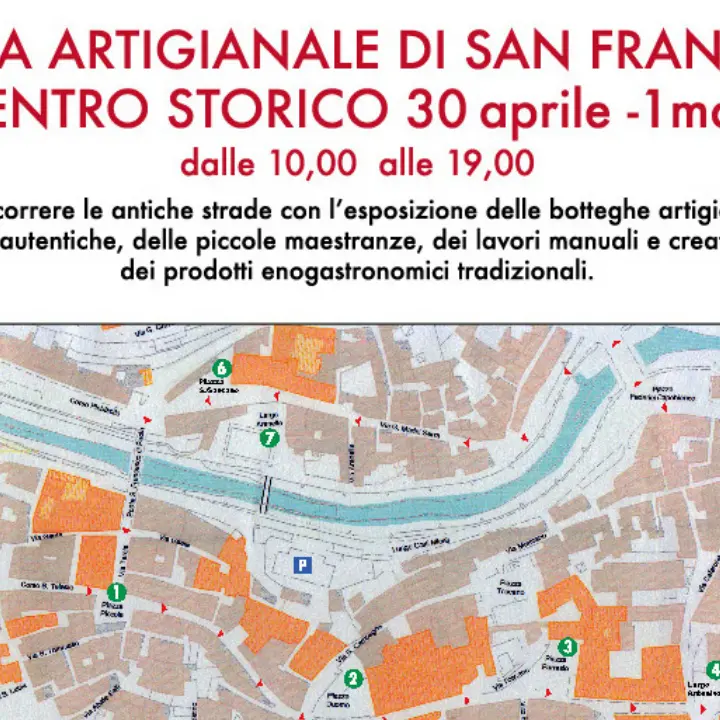 Cosenza, mostra artigianale di San Francesco nel centro storico: ecco il percorso