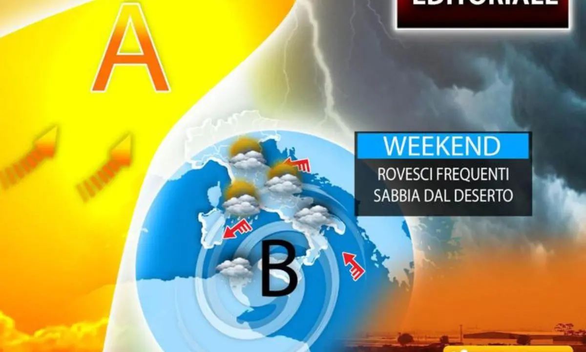 Meteo, in Italia sabbia e piogge nel weekend: da martedì arriva l'estate