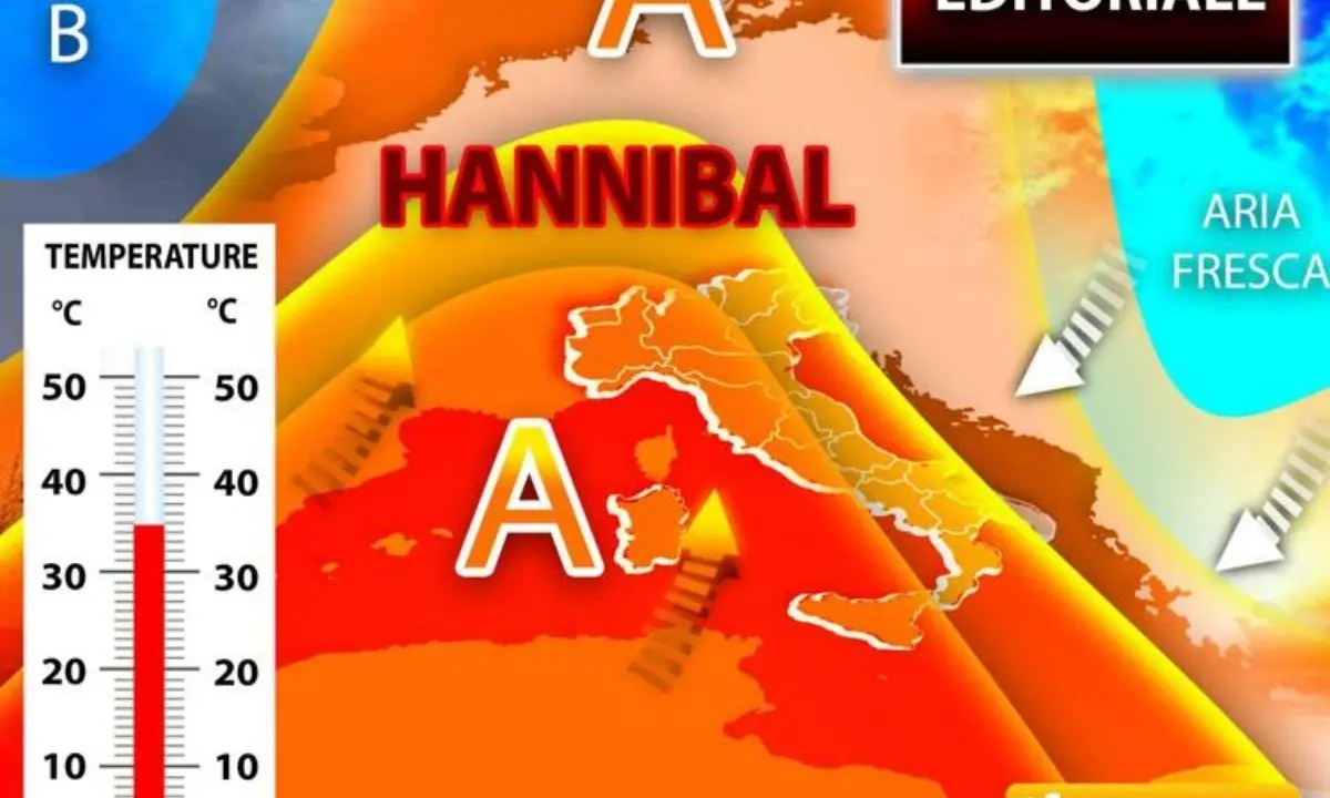 Meteo, Italia nella morsa del caldo: con Hannibal picchi di 34 gradi