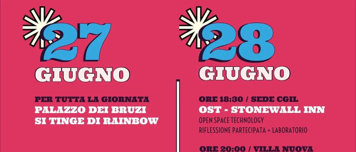 Cosenza, la Villa Nuova diventa un villaggio dei diritti lgbtqia: ecco le iniziative in programma
