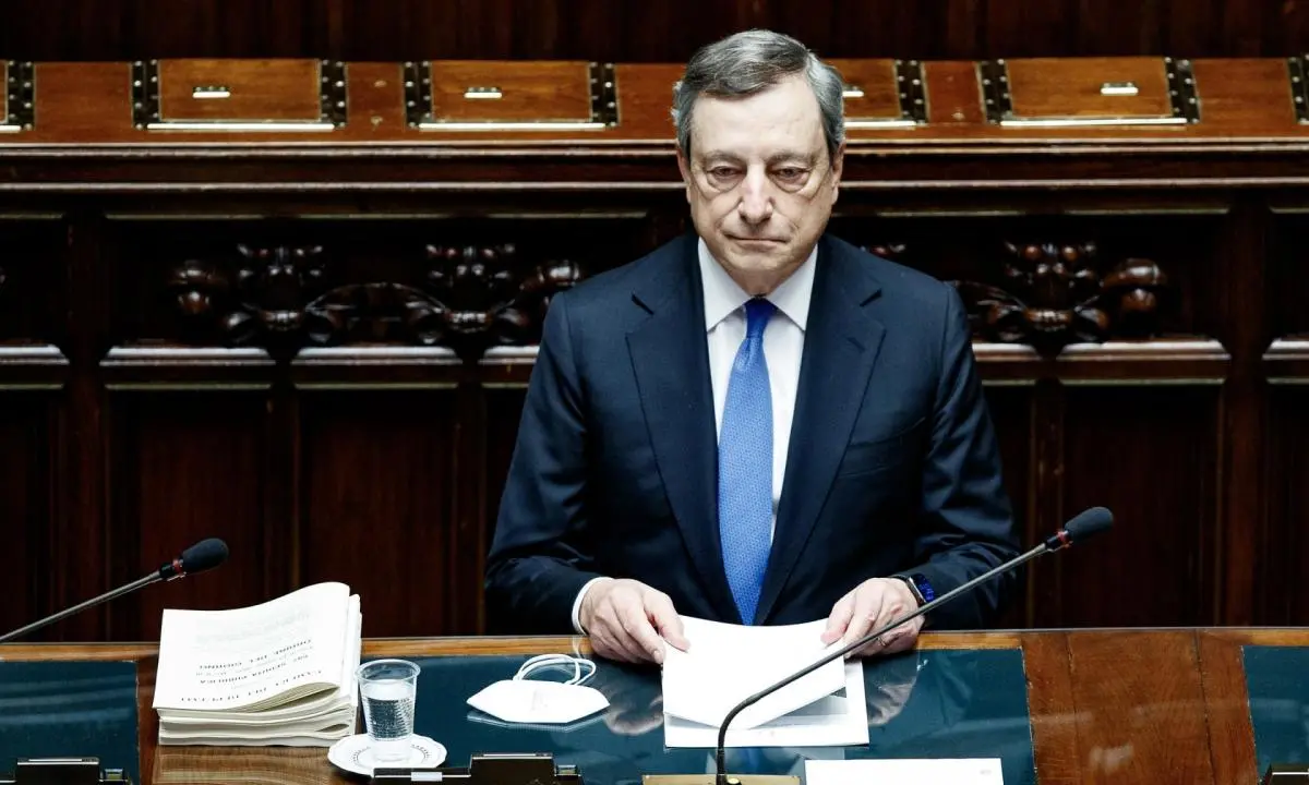 Draghi alla Camera: «Armi servono all'Ucraina per difendersi da Russia»