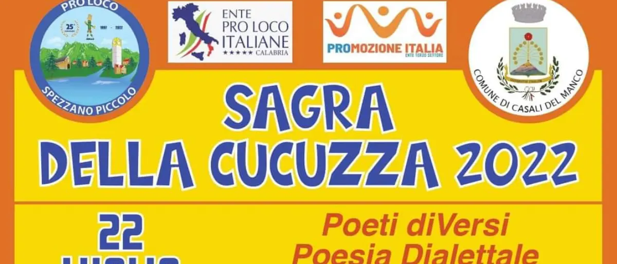 Spezzano Piccolo, ecco gli eventi previsti per la \"Sagra della Cucuzza 2022\"
