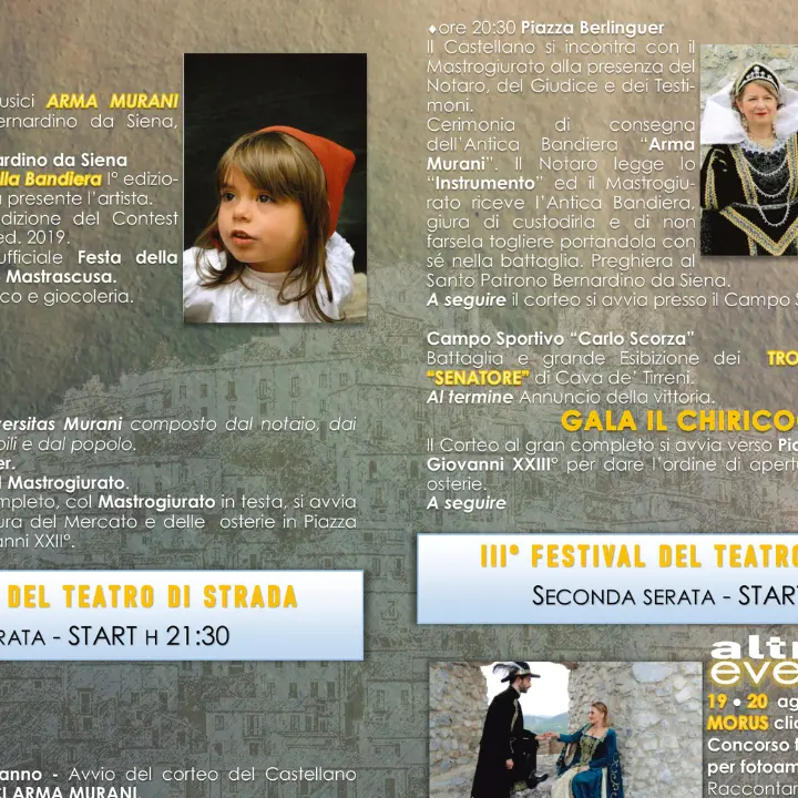 Storia, fede, leggenda: torna la Festa della Bandiera di Morano Calabro