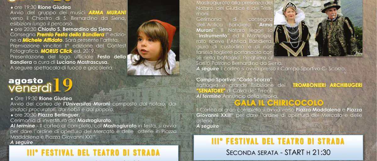 Storia, fede, leggenda: torna la Festa della Bandiera di Morano Calabro