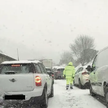 Bufera di neve sull'A3, chiesto il processo per due dirigenti dell'Anas