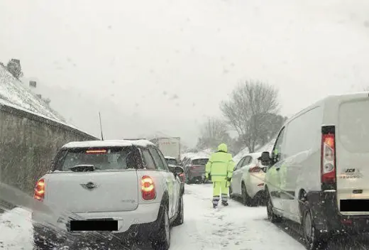 Bufera di neve sull'A3, chiesto il processo per due dirigenti dell'Anas