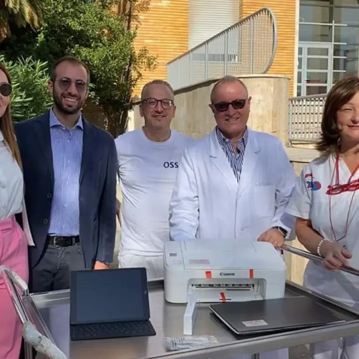 \"Hope for Children\" regala nuovi device al reparto di Pediatria e Oncoematologia Pediatrica dell'ospedale \"Annunziata\"