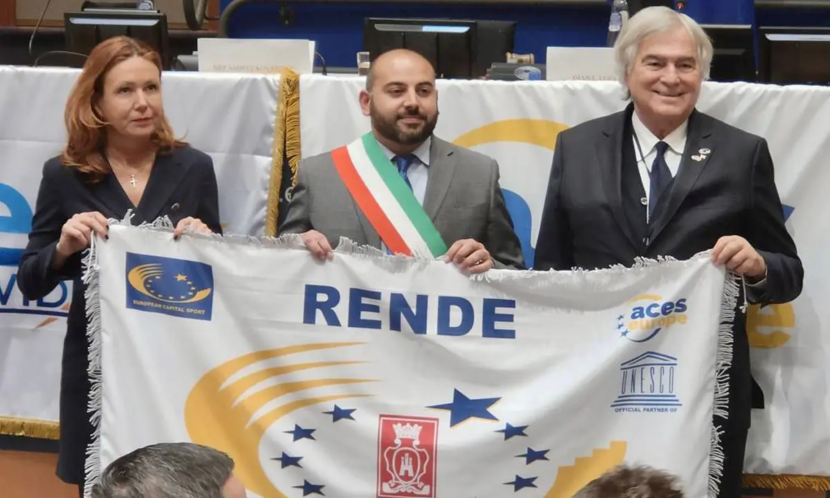 Rende al Parlamento di Bruxelles quale Città Europea dello Sport