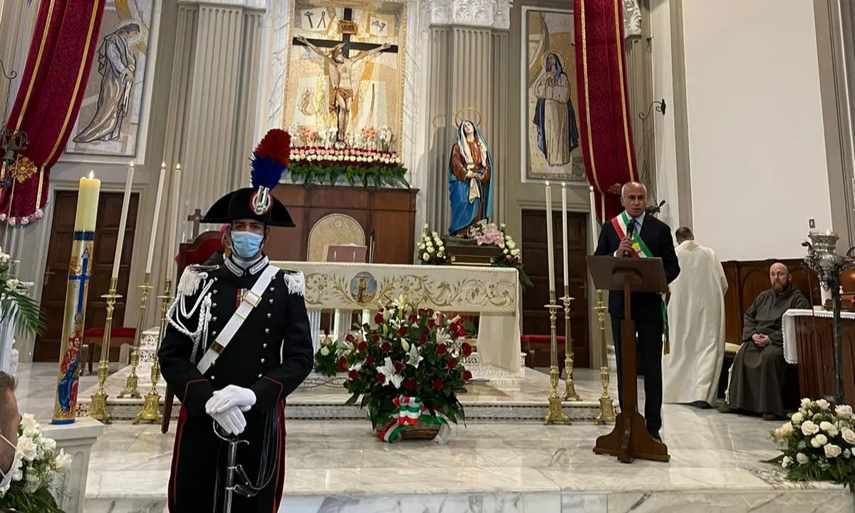 Festa del Santissimo Crocifisso, il sindaco Caruso partecipa alle solenni celebrazioni