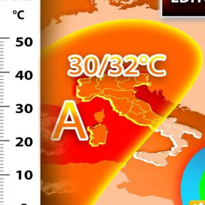 Meteo, in Italia previsti 30-32 gradi fino alla giornata di venerdì