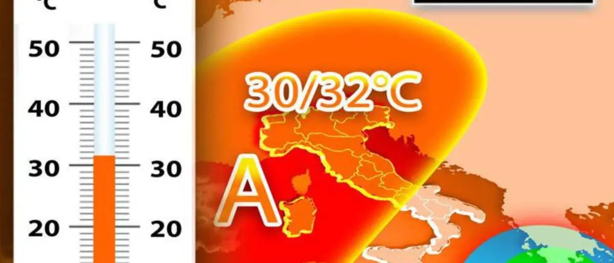 Meteo, in Italia previsti 30-32 gradi fino alla giornata di venerdì