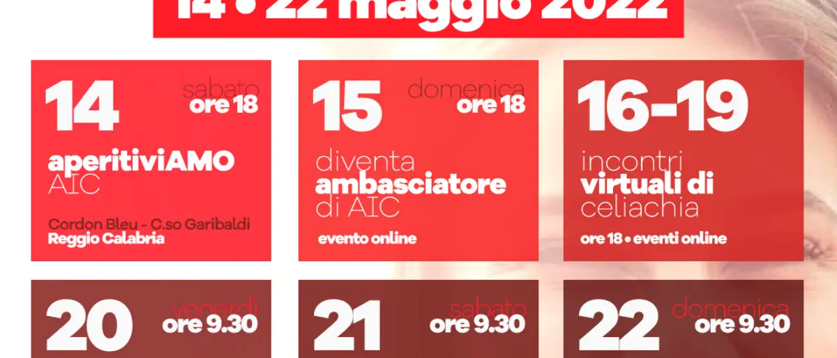 Settimana della celiachia in Calabria, ecco le date degli eventi previsti nella nostra regione