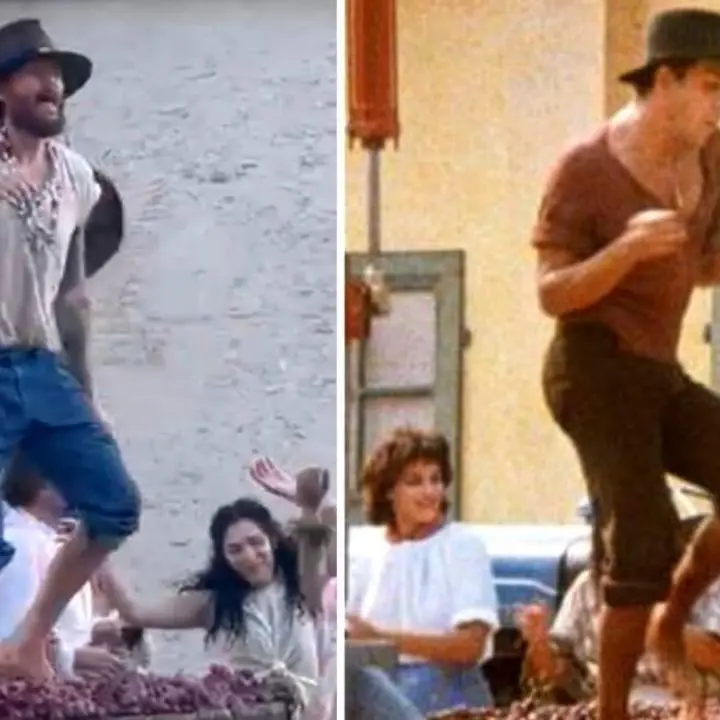 Jovanotti come Celentano: la pigiatura dell'uva in Calabria è già un cult