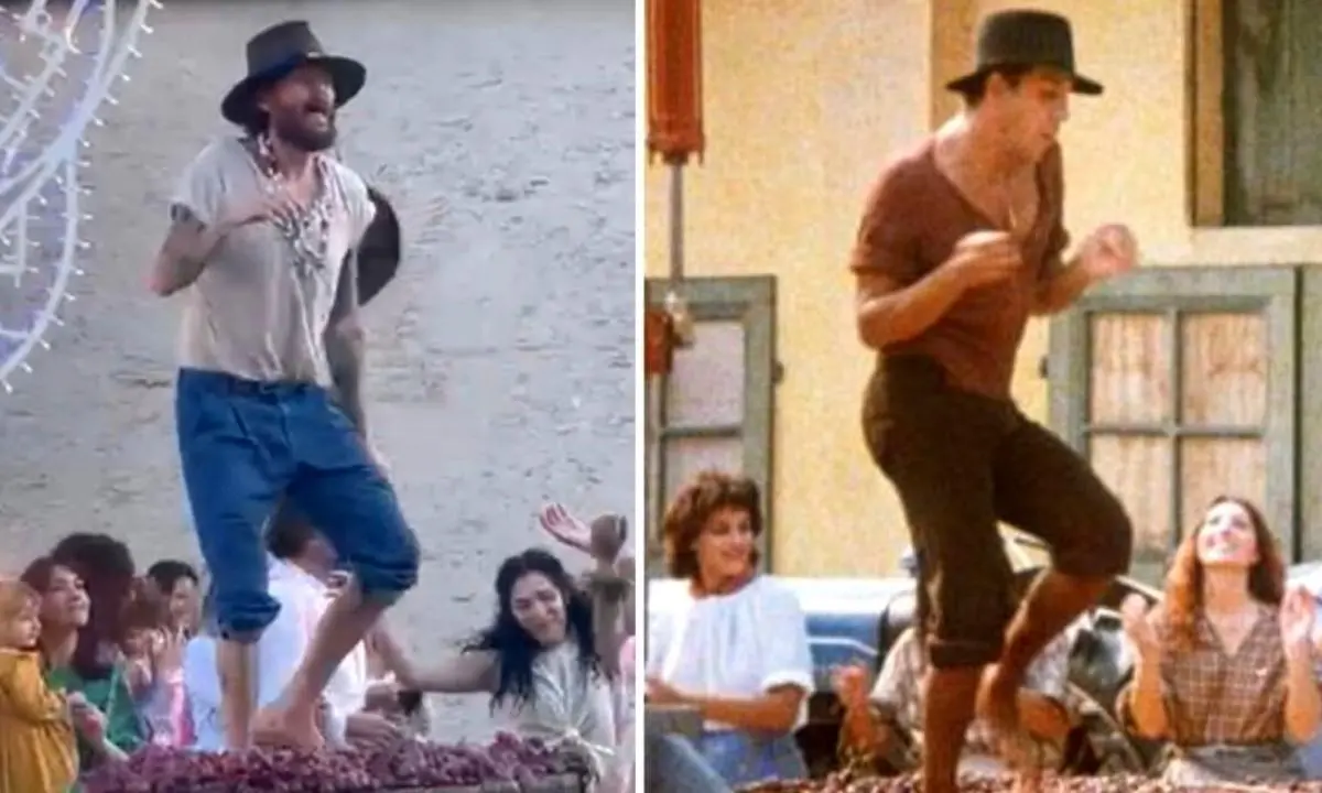 Jovanotti come Celentano: la pigiatura dell'uva in Calabria è già un cult