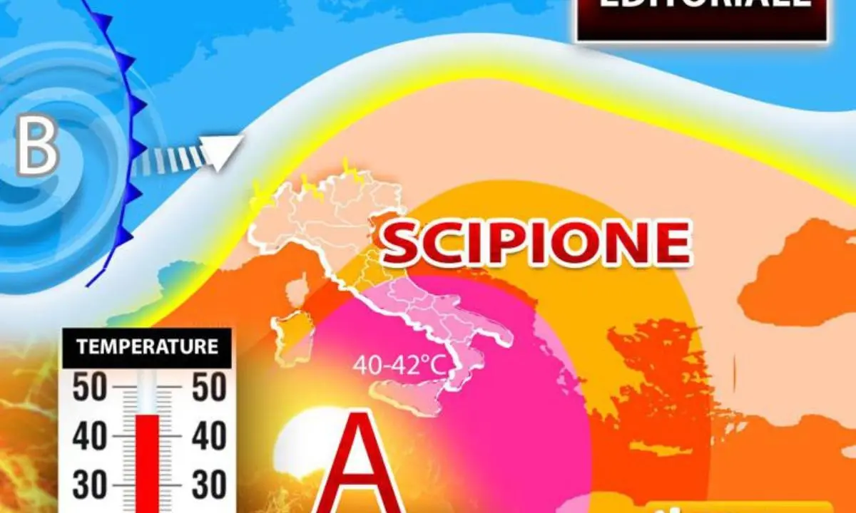 Meteo, l'anticiclone Scipione conquista l'Italia: temperature roventi