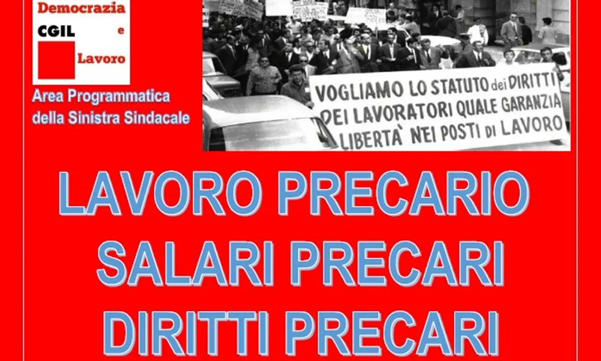 Precarietà e diritti dei lavoratori, a Cosenza un dibattito organizzato dalla Sinistra Cgil