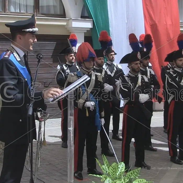 Celebrati a Cosenza i 208 anni della Fondazione dell'Arma dei carabinieri (VIDEO-FOTO)