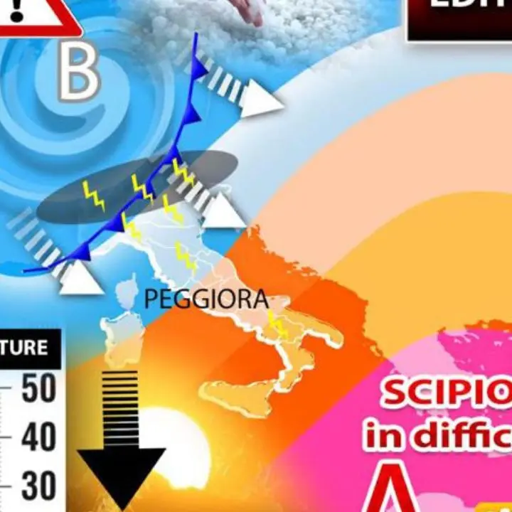 Meteo, da domani in Italia arrivano calo termico e temporali
