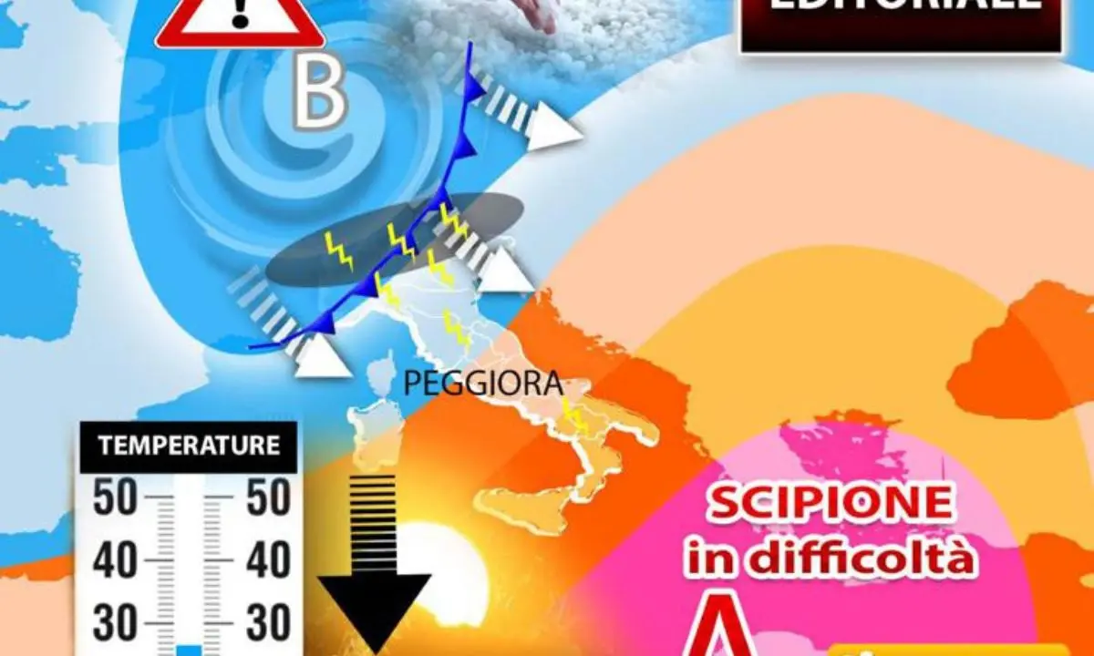 Meteo, da domani in Italia arrivano calo termico e temporali