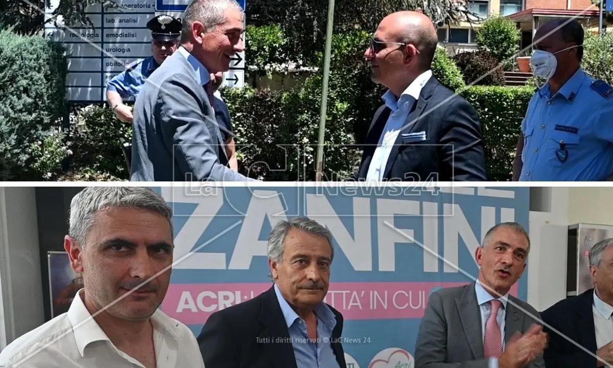 Acri, il sottosegretario alla Salute incontra i candidati a sindaco e visita l'ospedale