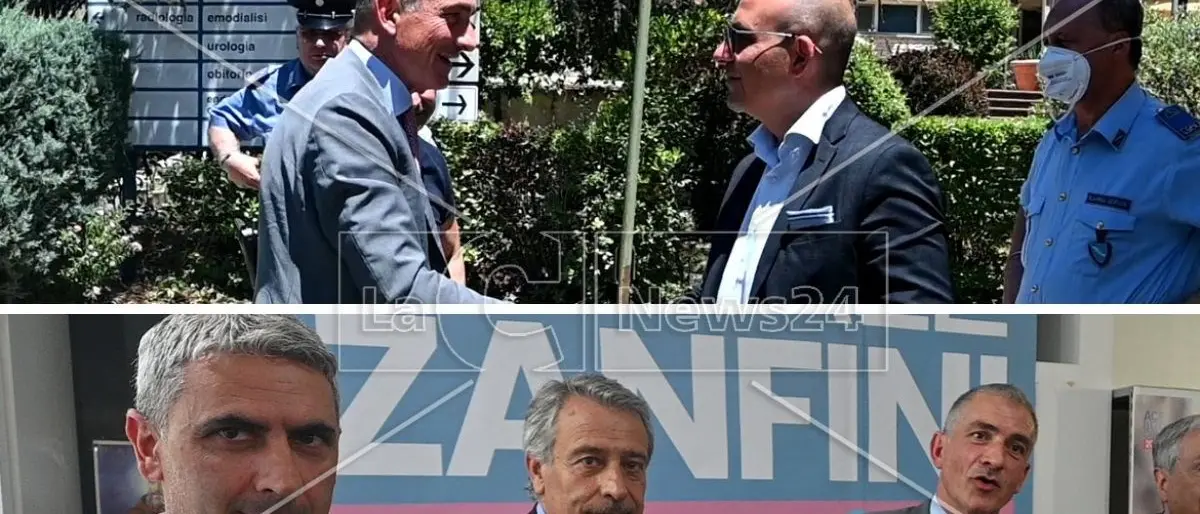 Acri, il sottosegretario alla Salute incontra i candidati a sindaco e visita l'ospedale