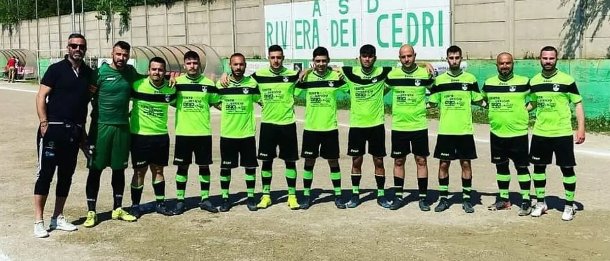 Asd Riviera dei Cedri, il titolo di 1^ categoria nelle mani del Sindaco