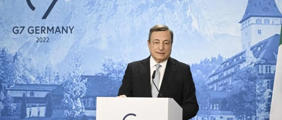 Draghi: «Il G7 in Germania è stato un successo. Grande unità sull'Ucraina»