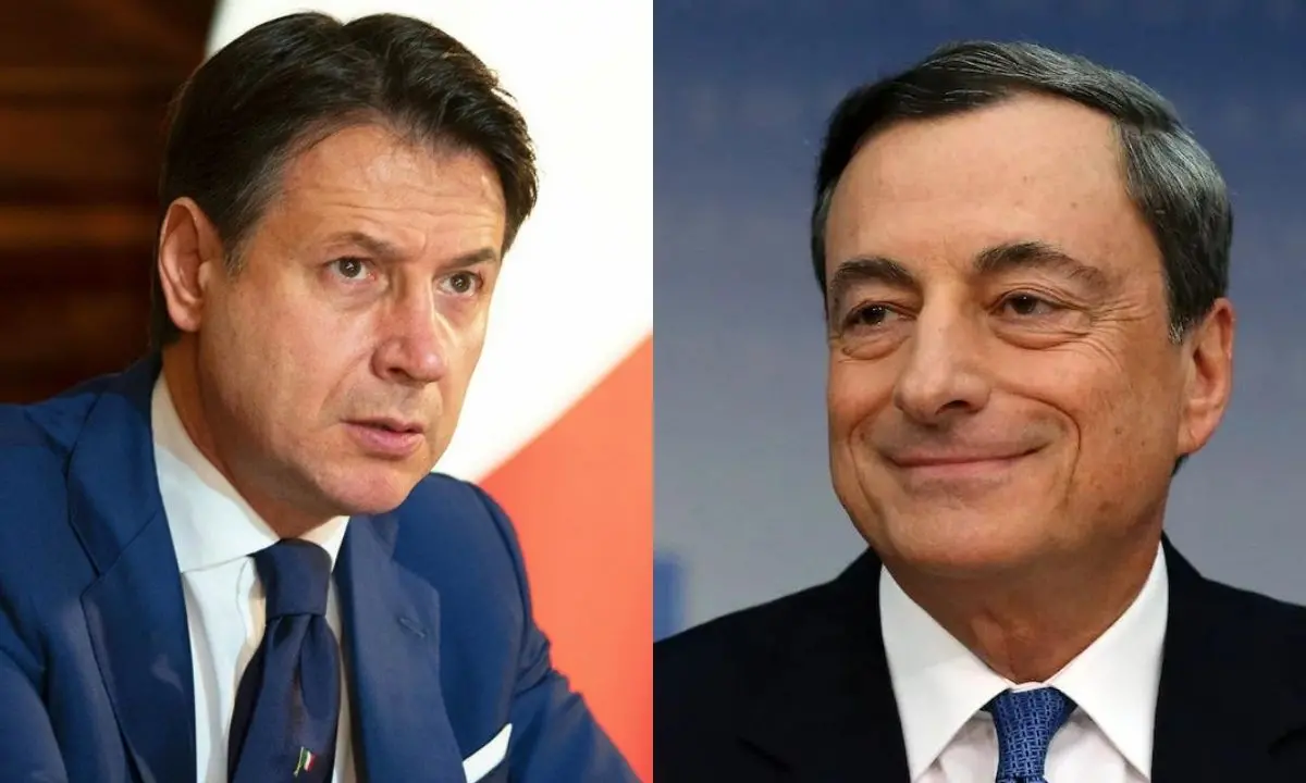 Rinviato l'incontro di oggi tra Mario Draghi e Giuseppe Conte