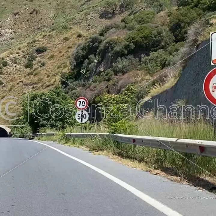Amantea, al via i lavori di manutenzione della galleria \"Coreca\" sulla Ss18 \"Tirrena Inferiore\"