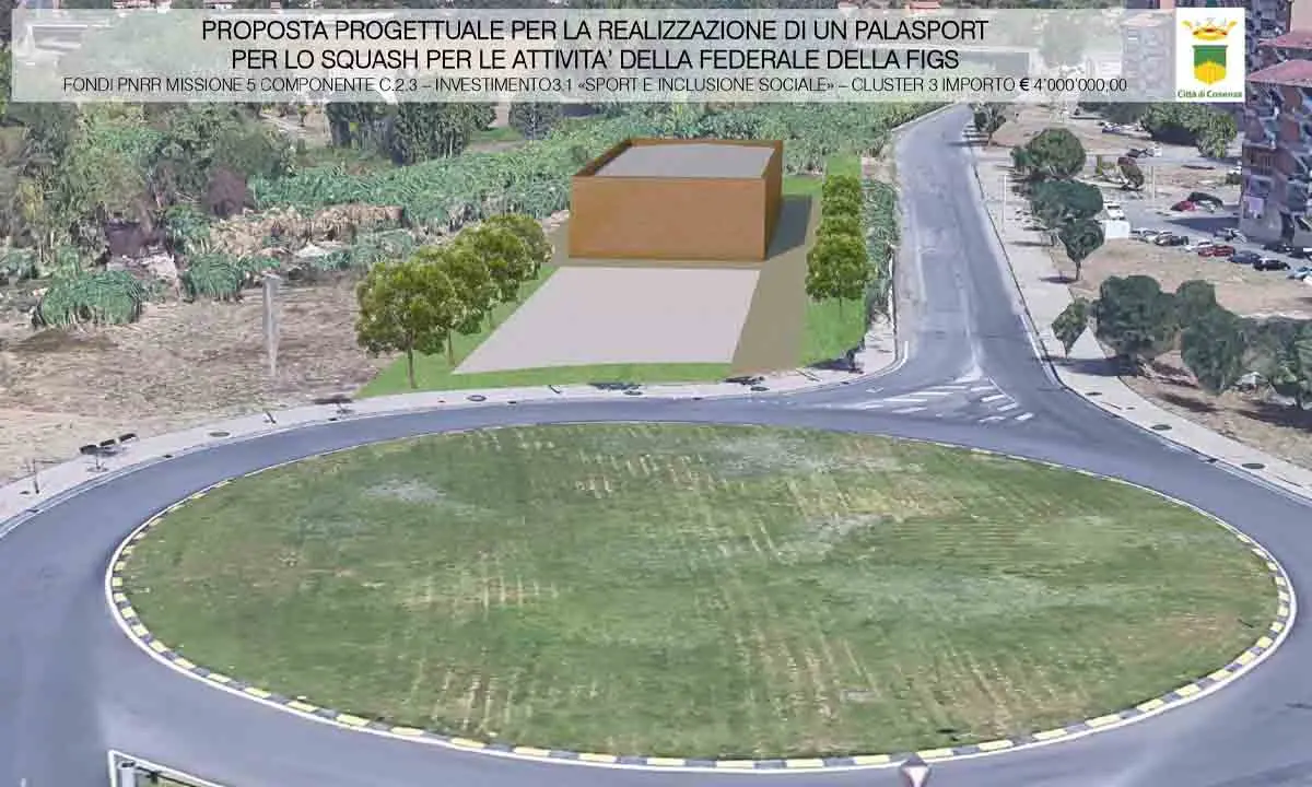 Cosenza ammessa al finanziamento di 4 milioni per una struttura di squash