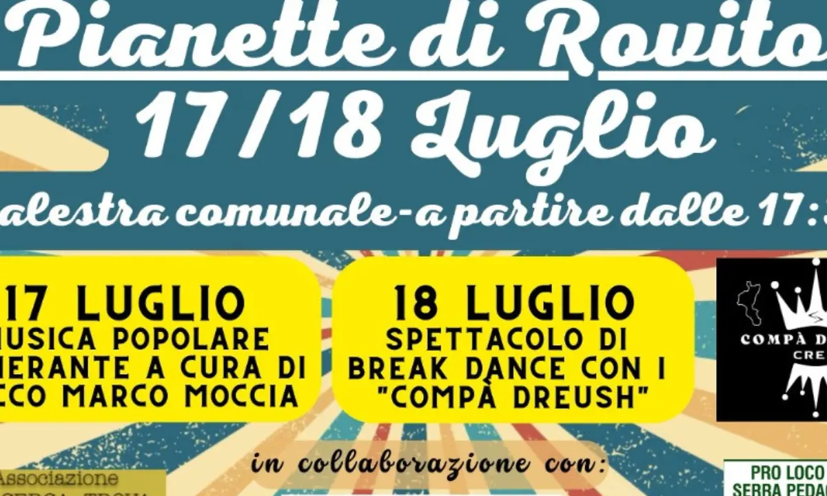 Al via a Rovito il primo evento fieristico \"Vintage, Artigianato ed Enogastronomia\"