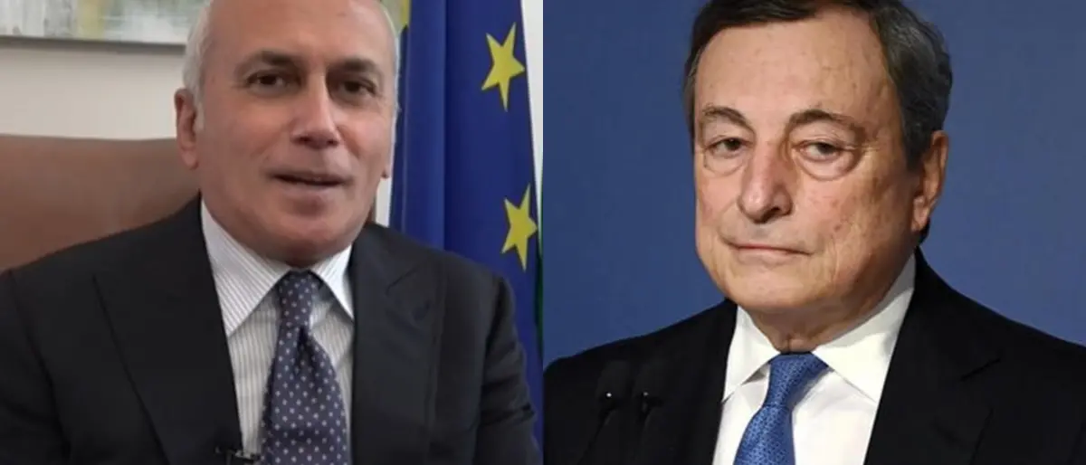 Franz Caruso pronto a firmare l'appello per convincere Mario Draghi a rimanere alla guida di Palazzo Chigi