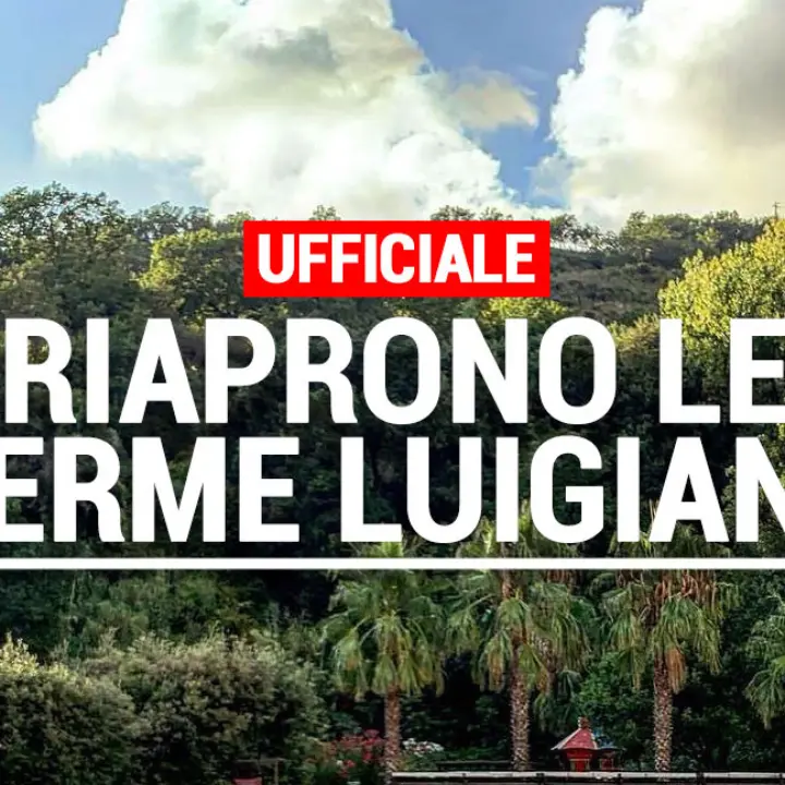 Terme Luigiane, si riparte: l'apertura prevista il prossimo 28 luglio