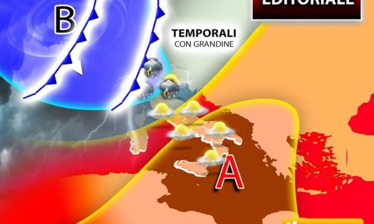 Meteo, caldo record dà tregua al Nord: in arrivo forti temporali