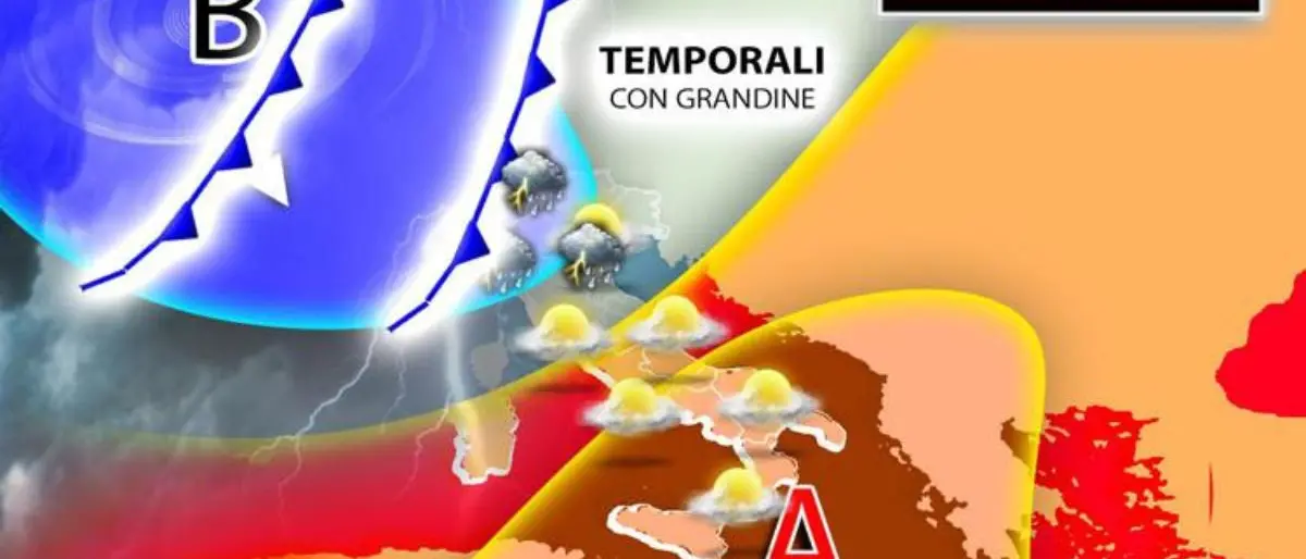 Meteo, caldo record dà tregua al Nord: in arrivo forti temporali