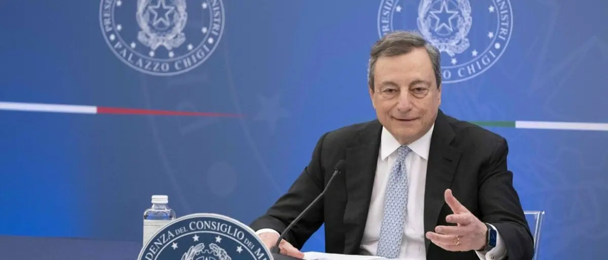 Draghi rassicura gli italiani: «Le attività del governo non si fermano»