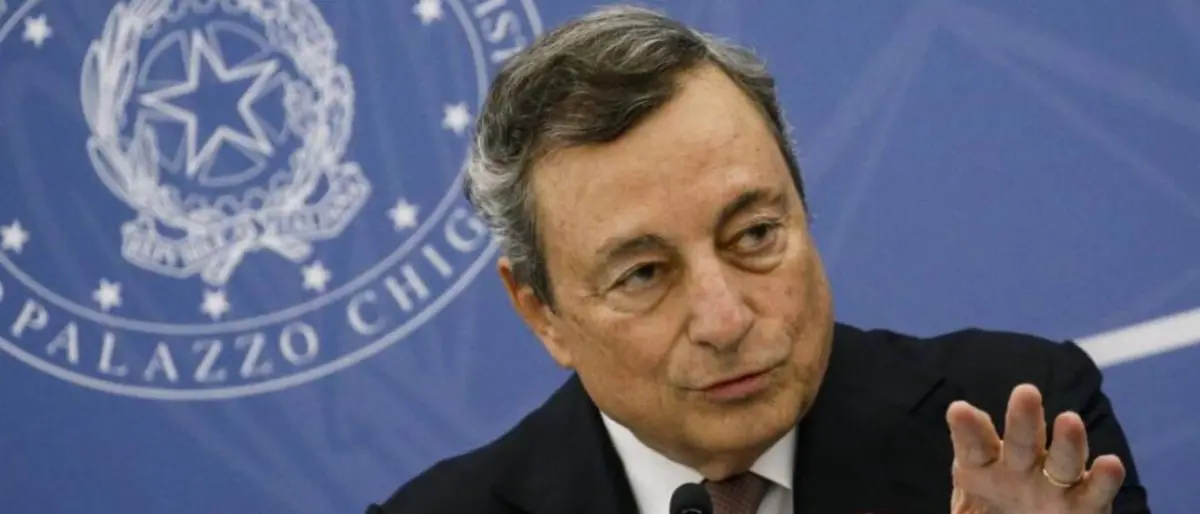 Draghi: «Non abbandoneremo lavoratori, pensionati e imprese»