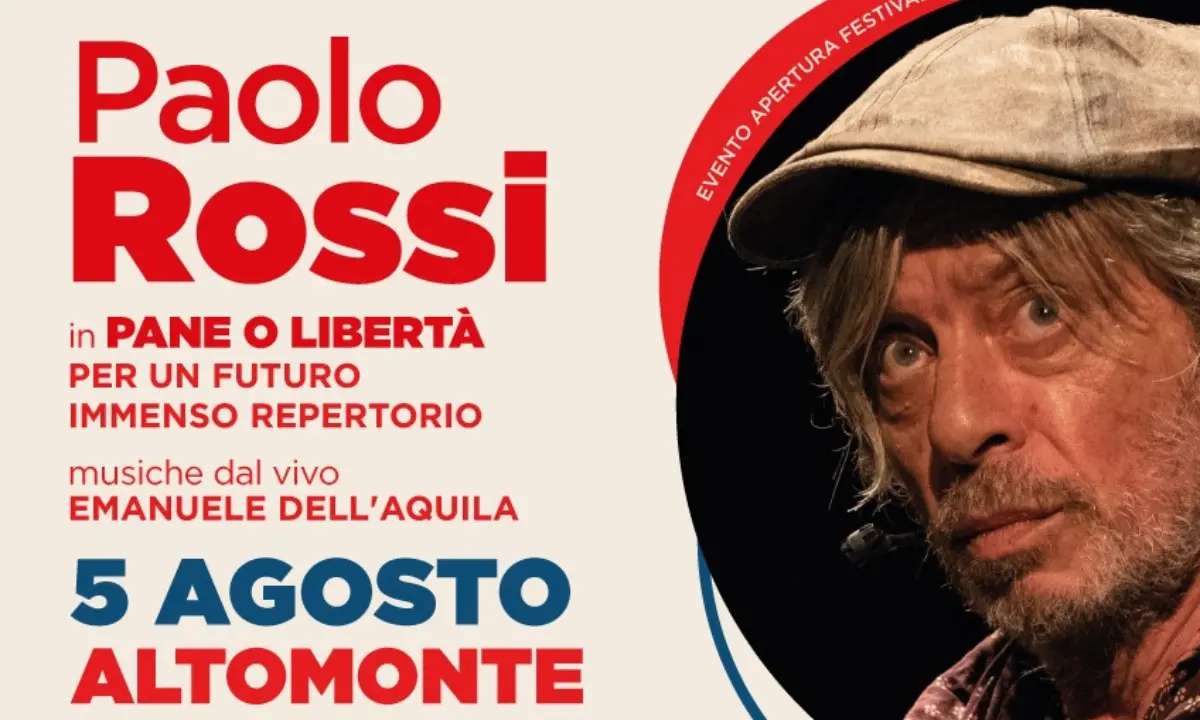 Paolo Rossi apre il Festival Euromediterraneo di Altomonte: ingresso gratuito