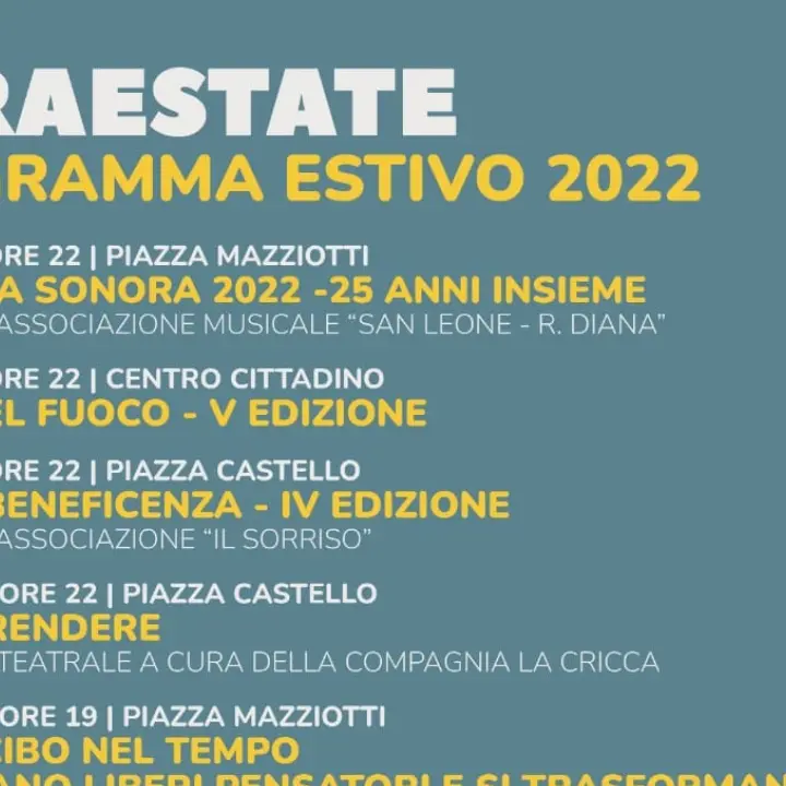 Saraestate, ecco tredici motivi per scegliere Saracena