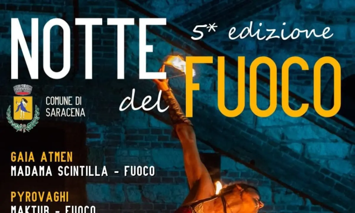 Saracena, notte del fuoco: tutto pronto per la quinta edizione